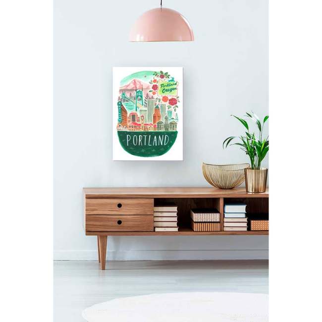 City Pride - Portland Canvas Wall Art