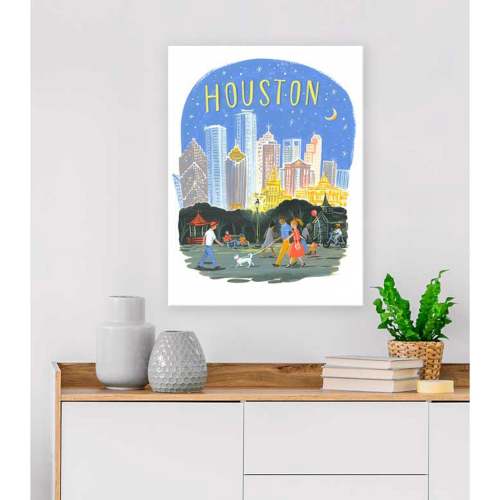 City Pride - Houston Canvas Wall Art
