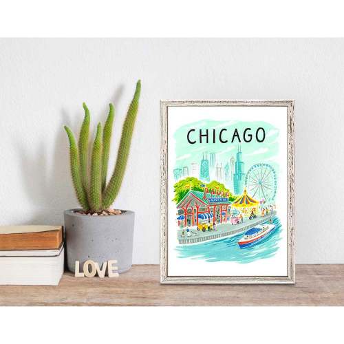 City Pride - Chicago Canvas Wall Art