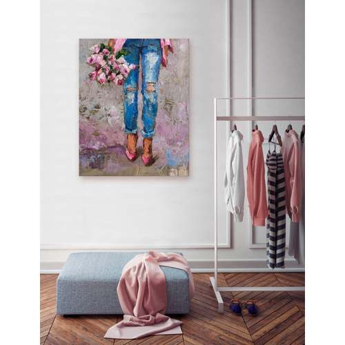 Figurative - Fancy Floral Canvas Wall Art