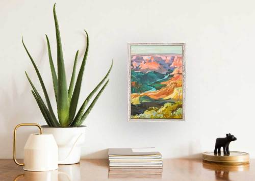 Road Trip - Grand Canyon 1 Mini Framed Canvas