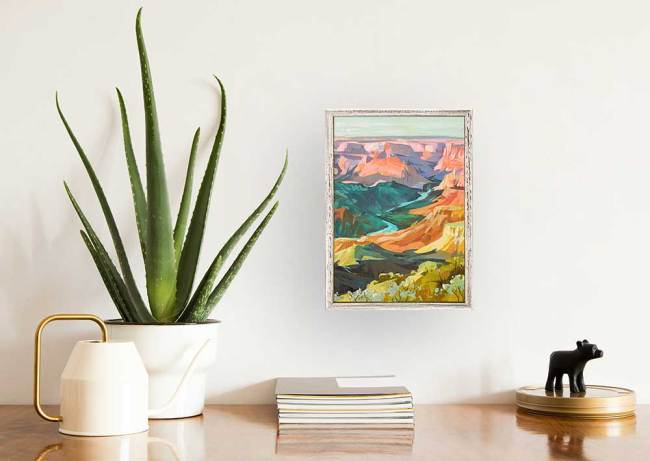 Road Trip - Grand Canyon 1 Mini Framed Canvas