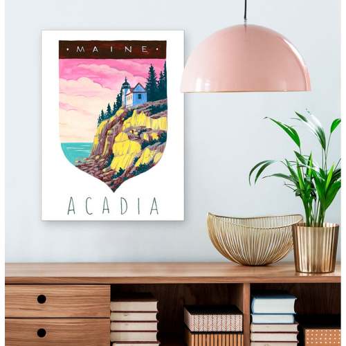 National Parks - Acadia Canvas Wall Art