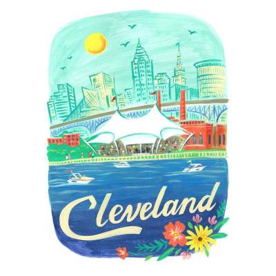 City Pride - Cleveland Canvas Wall Art