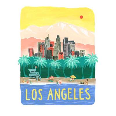 City Pride - Los Angeles Canvas Wall Art