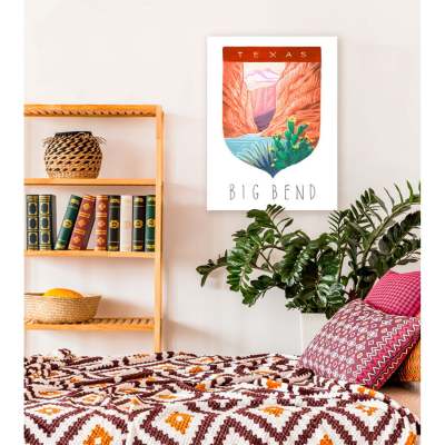 National Parks - Big Bend Canvas Wall Art
