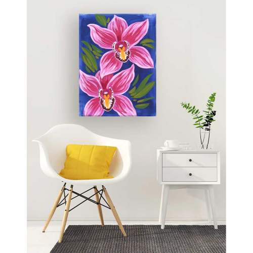 Cymbidium Canvas Wall Art