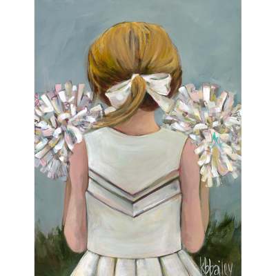 Lil' Cheerleader Canvas Wall Art