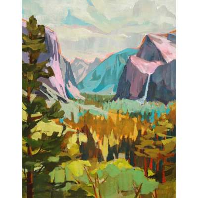Road Trip - Yosemite 1 Canvas Wall Art