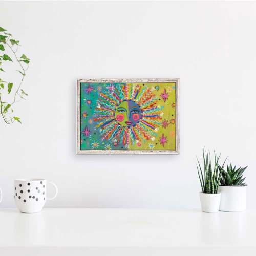 Finding The Light Mini Framed Canvas