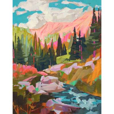 Road Trip - Alpine Canvas Wall Art