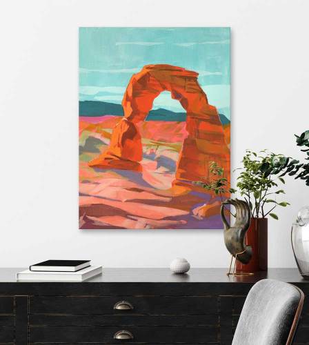 Road Trip - Arches Canvas Wall Art