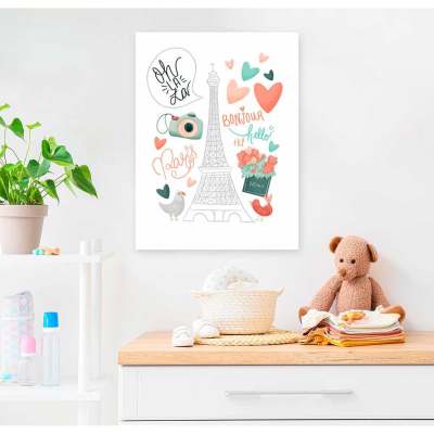 Valentine - Paris Canvas Wall Art