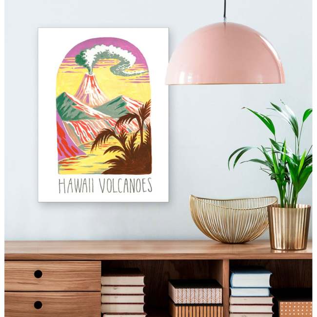 National Parks - Hawaii Volcanoes Canvas Wall Art