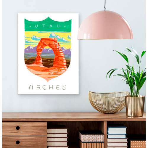 National Parks - Arches Canvas Wall Art