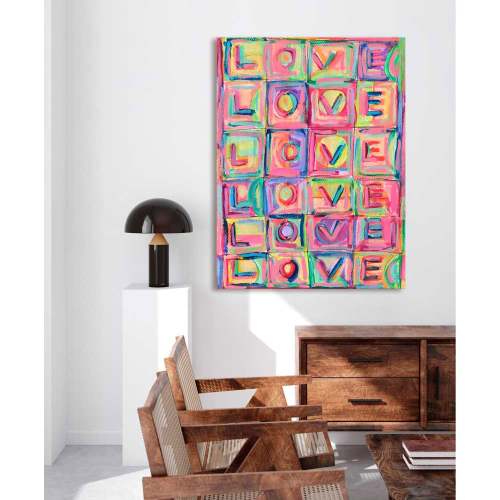 Holiday - Words Of Love Canvas Wall Art