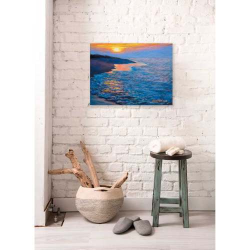 Reflections At Dusk Canvas Wall Art