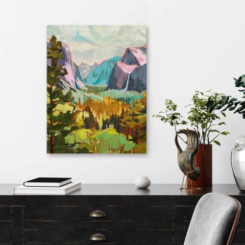 Road Trip - Yosemite 1 Canvas Wall Art