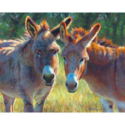 Pastoral Portraits - Jack & Jenny Canvas Wall Art