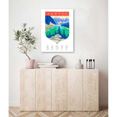 National Parks - Banff Canvas Wall Art