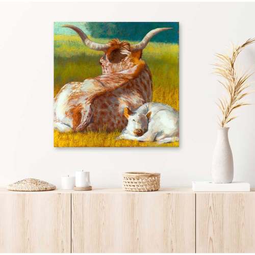 Pastoral Portraits - Afternoon Nap Canvas Wall Art