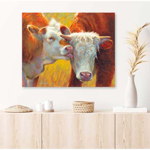 Pastoral Portraits - Calm Affection Canvas Wall Art