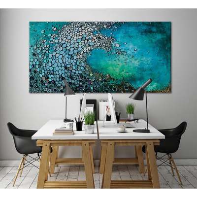 Crashing Down Canvas Wall Art
