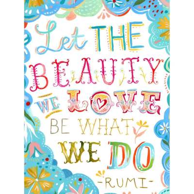Beauty We Love Canvas Wall Art