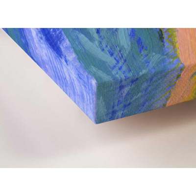 Birdsong In Blue 1 Canvas Wall Art