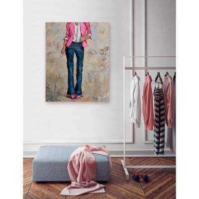 Figurative - Business Casual Canvas Wall Art