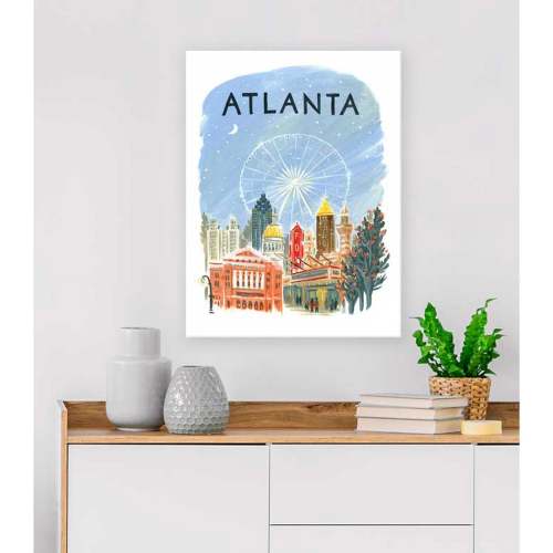 City Pride - Atlanta Canvas Wall Art