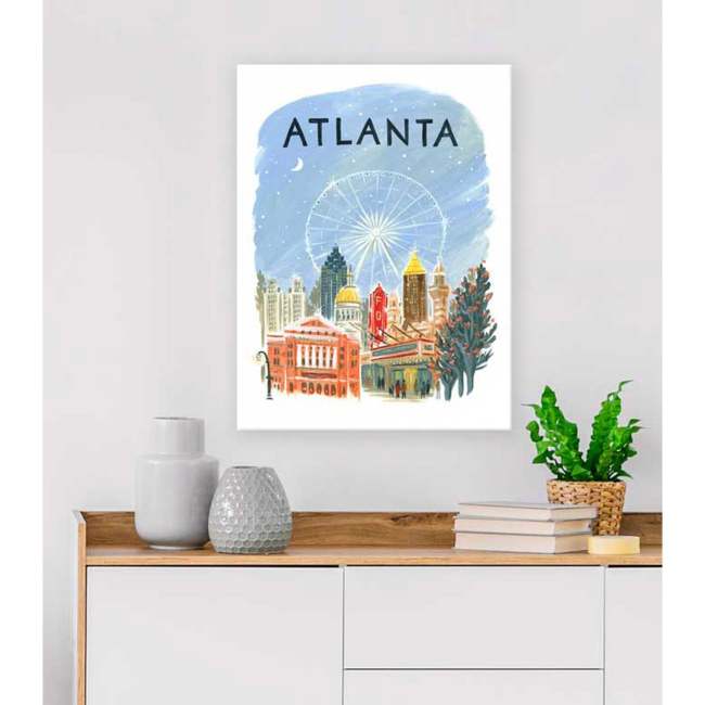 City Pride - Atlanta Canvas Wall Art