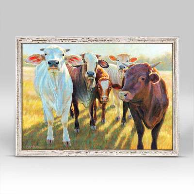 Pastoral Portraits - The Breakfast Club Mini Framed Canvas
