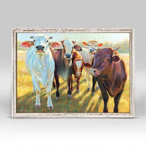 Pastoral Portraits - The Breakfast Club Mini Framed Canvas