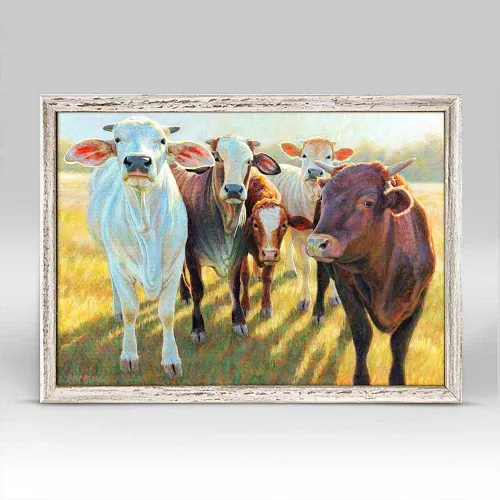 Pastoral Portraits - The Breakfast Club Mini Framed Canvas