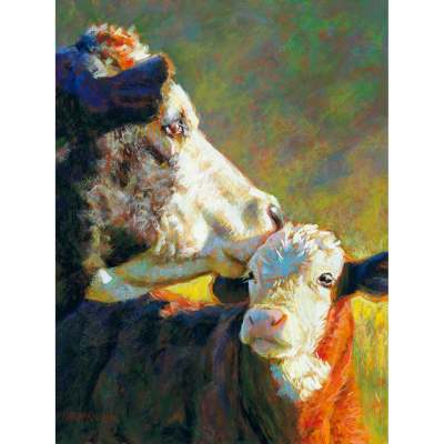 Pastoral Portraits - Shared Serenity Canvas Wall Art