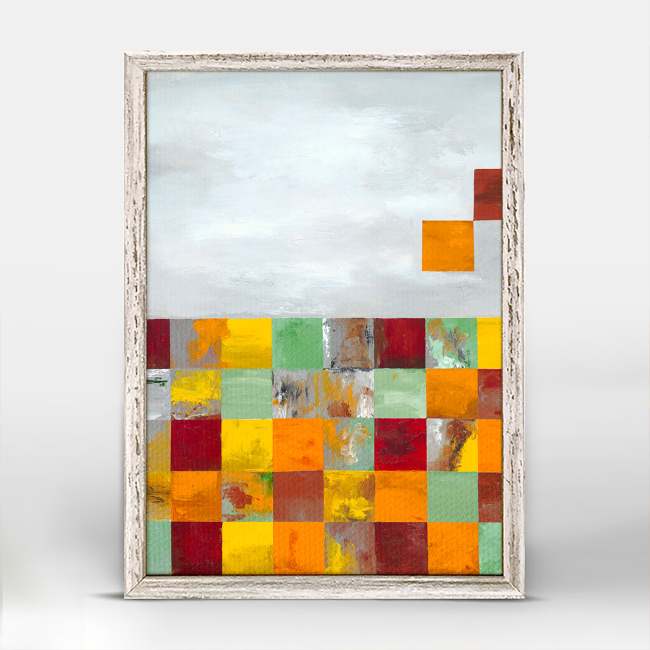 Patchwork Mini Framed Canvas