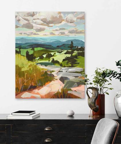 Road Trip - Pisgah Canvas Wall Art