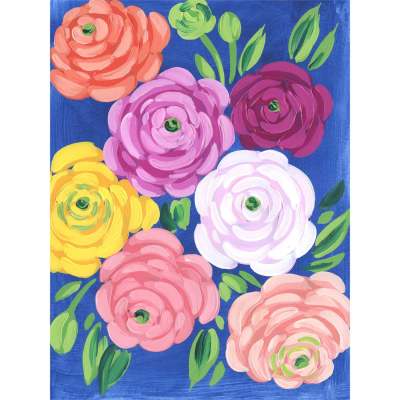 Ranunculus Canvas Wall Art