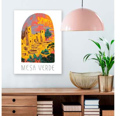 National Parks - Mesa Verde Canvas Wall Art