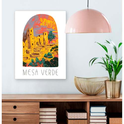 National Parks - Mesa Verde Canvas Wall Art
