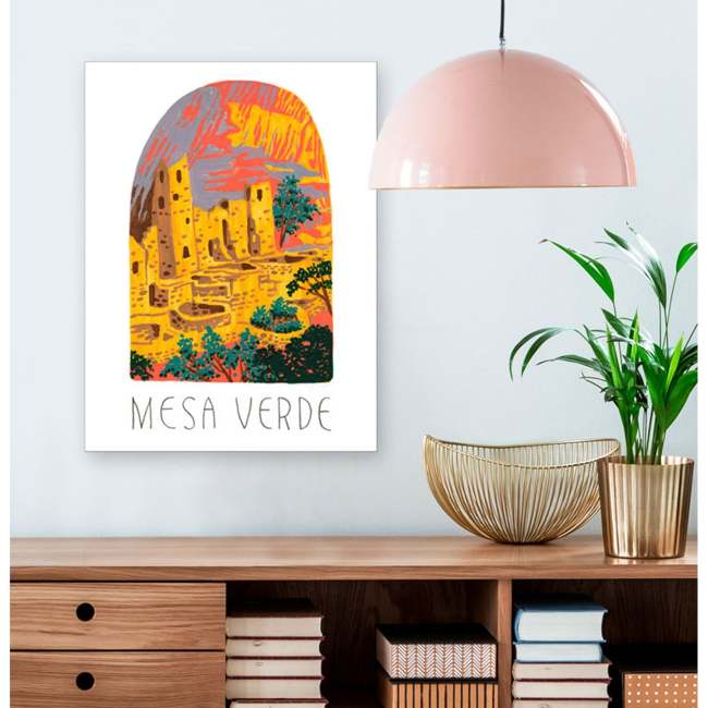 National Parks - Mesa Verde Canvas Wall Art