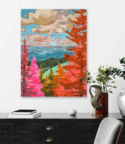 Road Trip - Smokies Canvas Wall Art