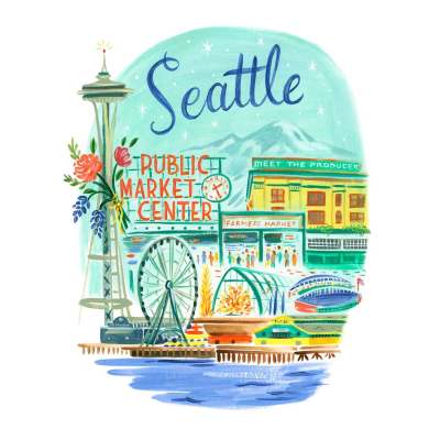 City Pride - Seattle Canvas Wall Art