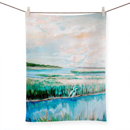 Serene Marsh Tea Towels