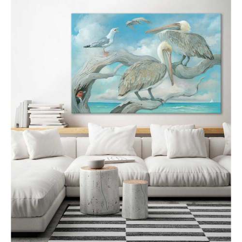 Bird Talk Canvas Wall Art