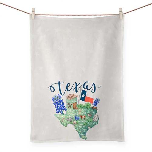 State Map - Texas Tea Towels