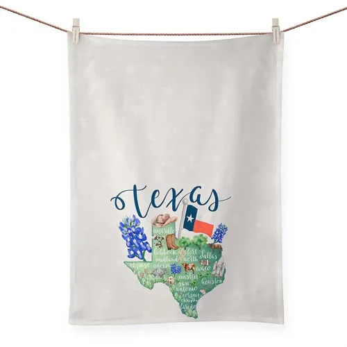 State Map - Texas Tea Towels