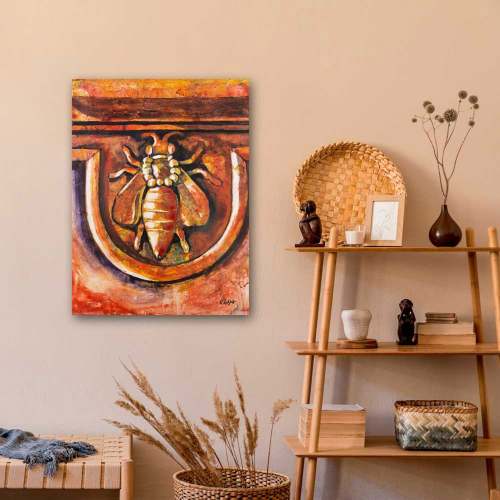 The Roman Bee Canvas Wall Art