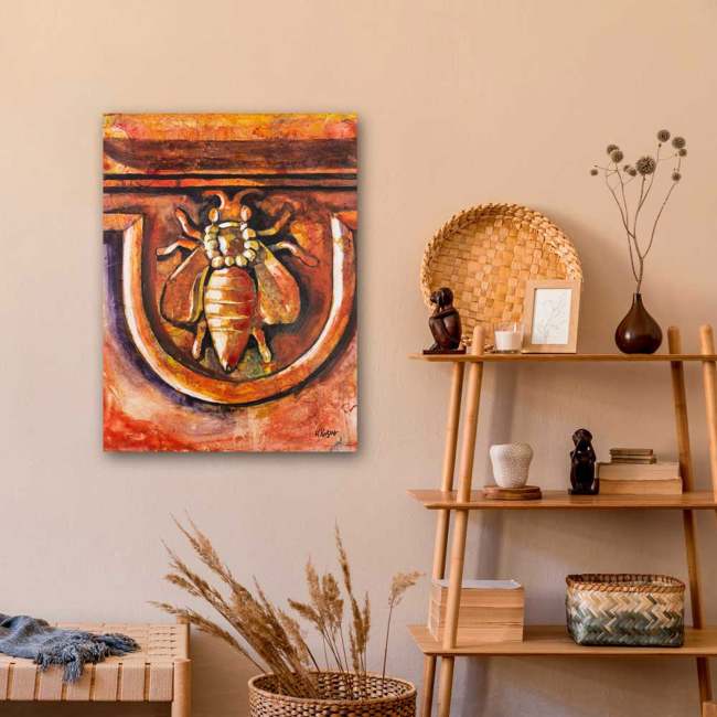 The Roman Bee Canvas Wall Art